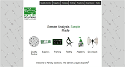 Desktop Screenshot of fertilitysolutions.com