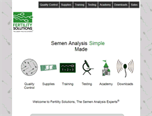 Tablet Screenshot of fertilitysolutions.com